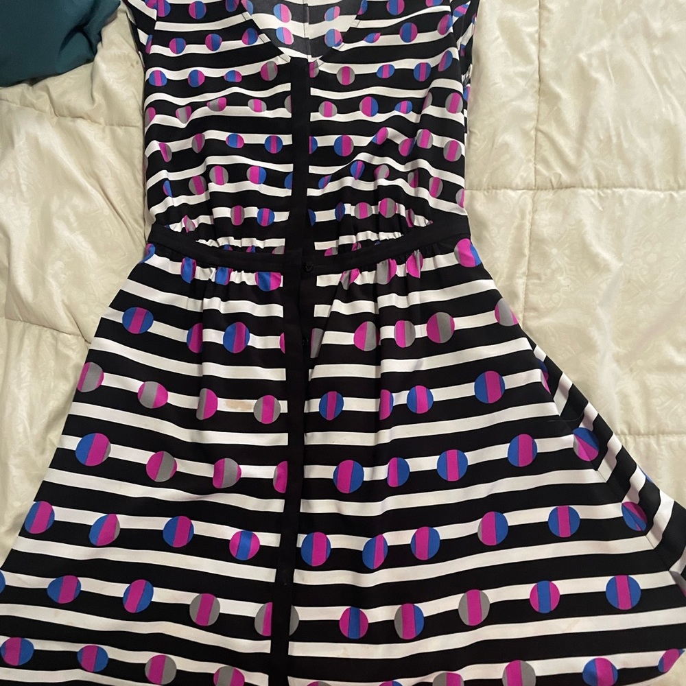 Cynthia Rowley button up skater dress 👗
